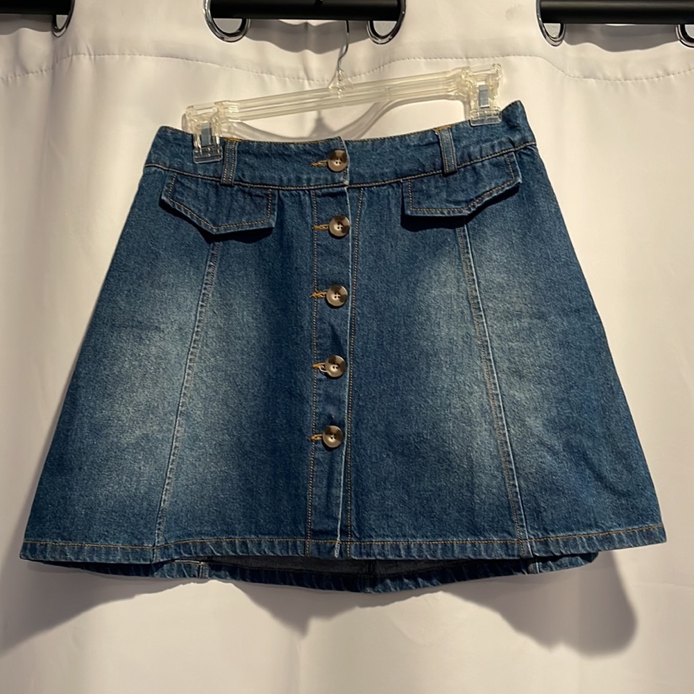 NWOT Mimi Chica Jean Skirt Size M